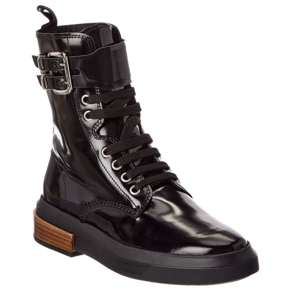 Tod’S Leather Boot, Black